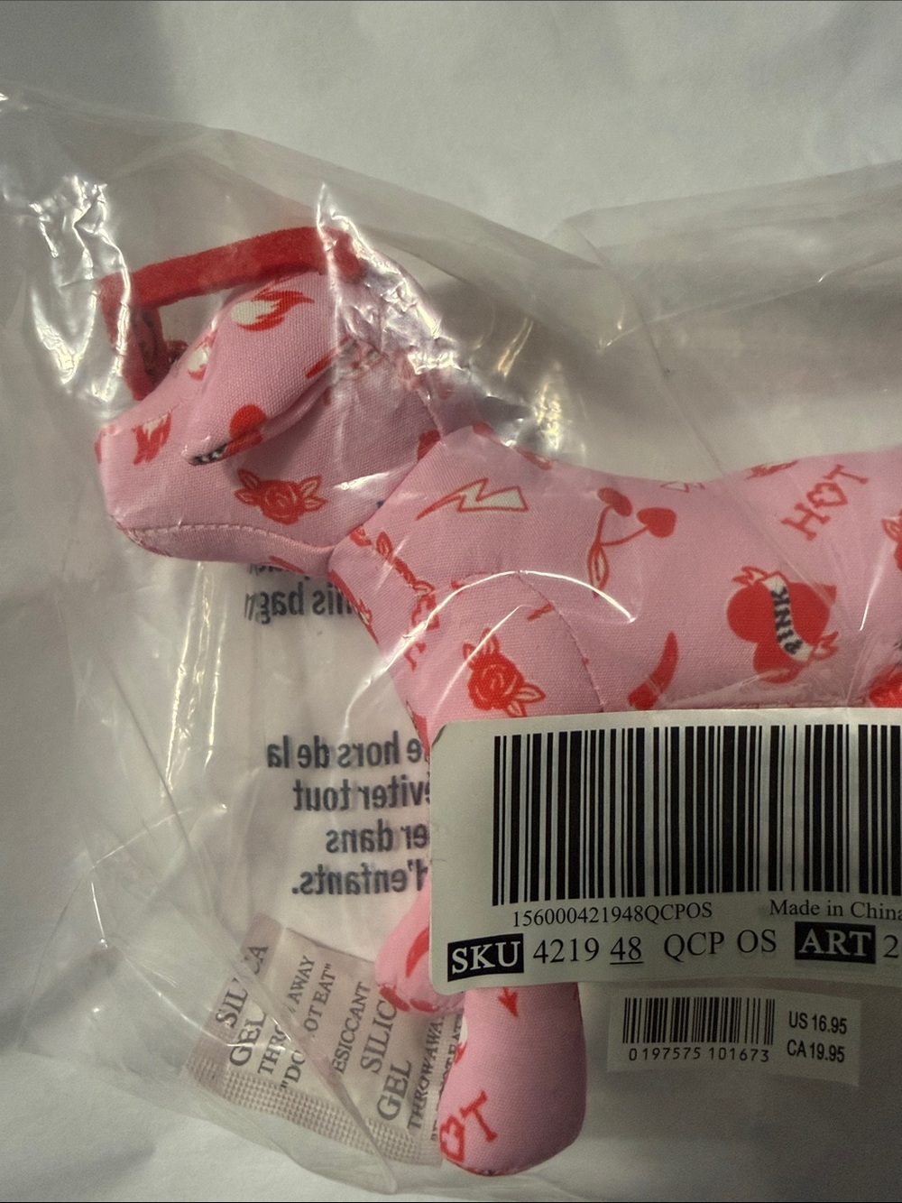 PINK Victoria Secret Pink Dog w/Sunglasses (NWT) - Picture 5 of 7